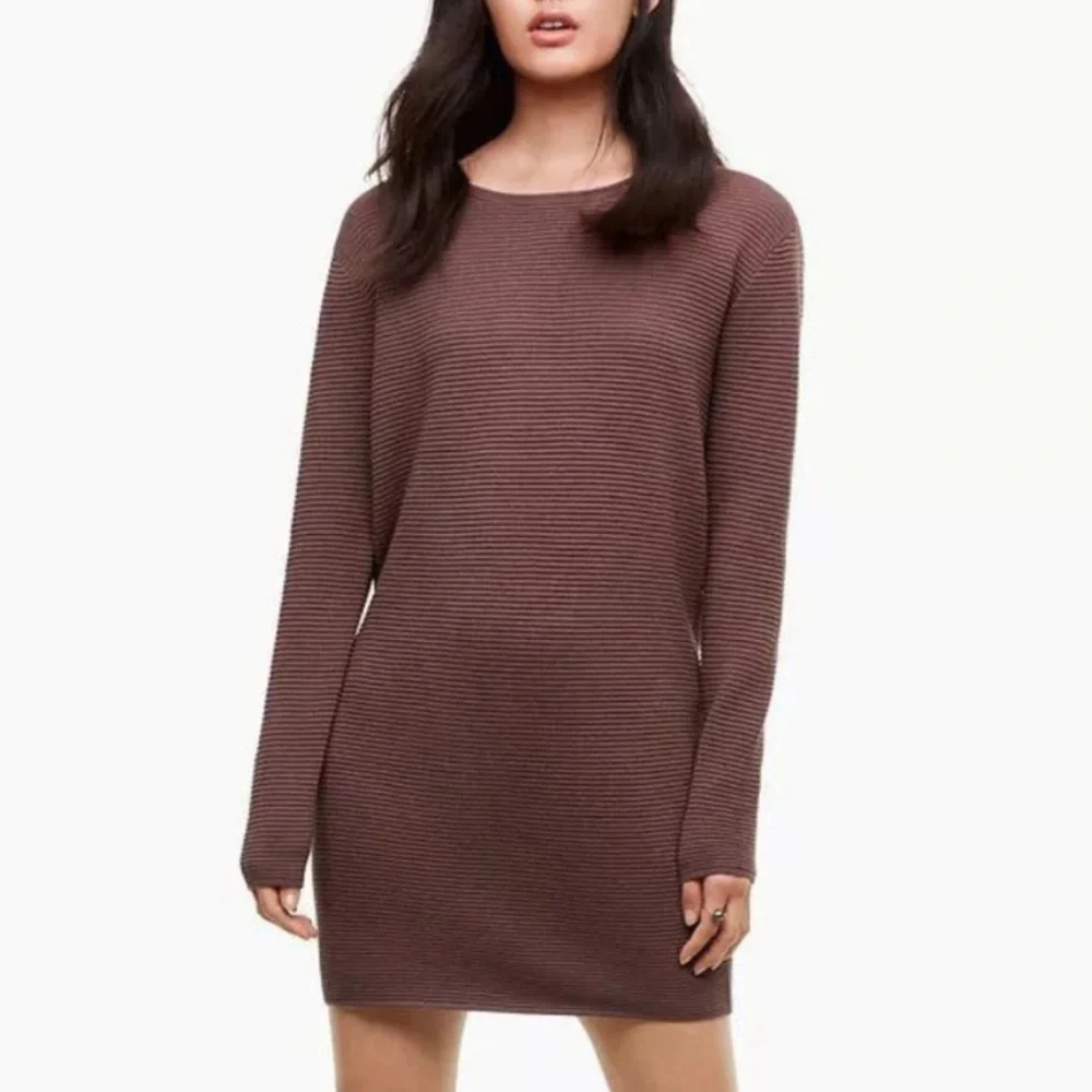 Wilfred Cashmere Silk Blend Sweater Dress- Medium - Picture 1 of 8